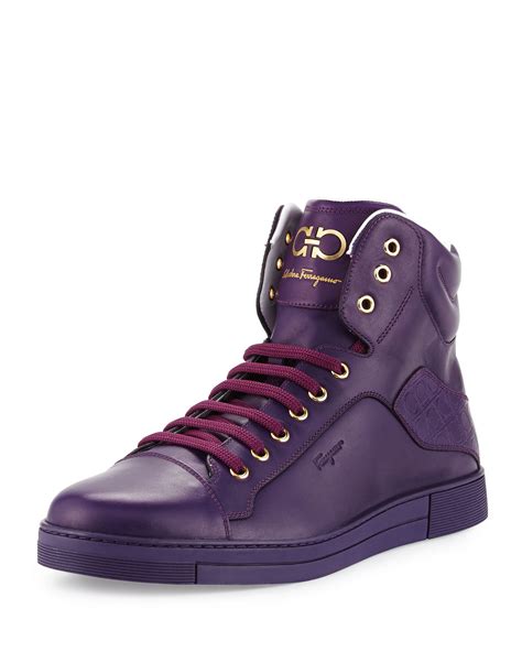 cheap mens ferragamo sneakers|salvatore ferragamo high top sneakers.